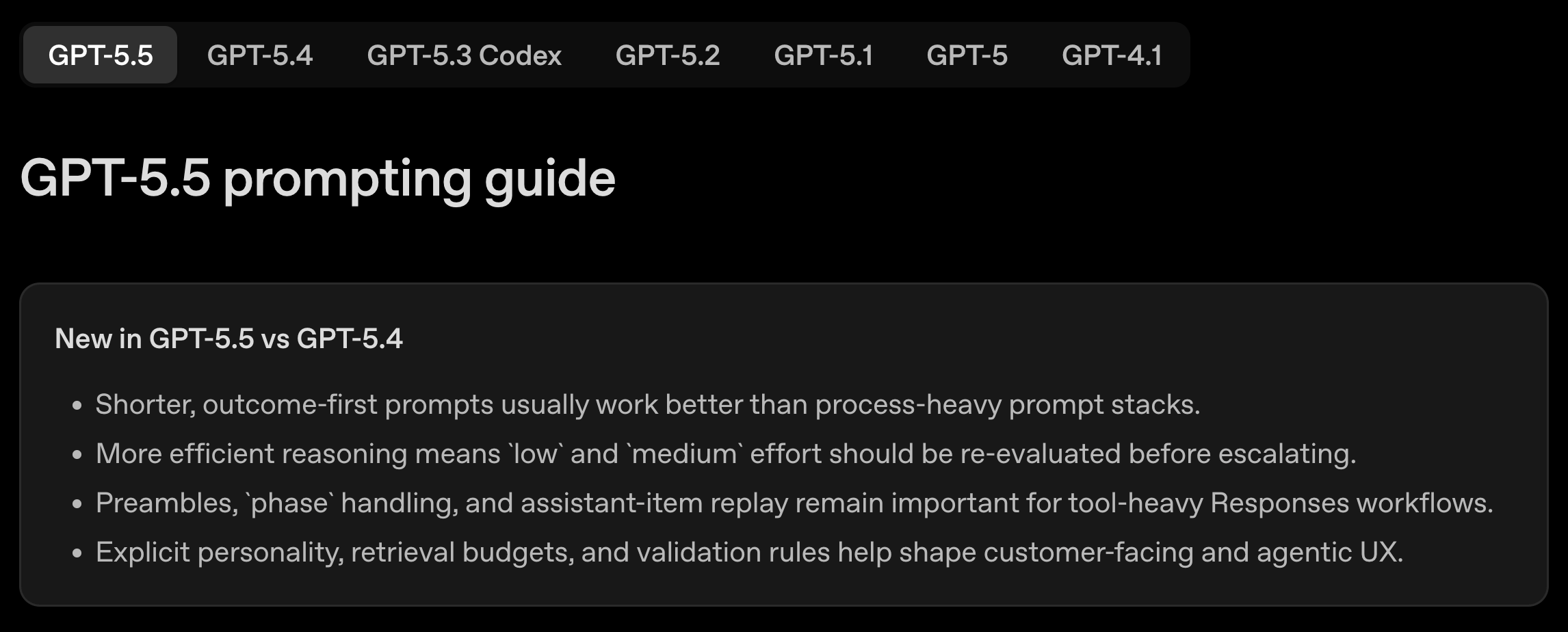 GPT-5.5 prompting guide